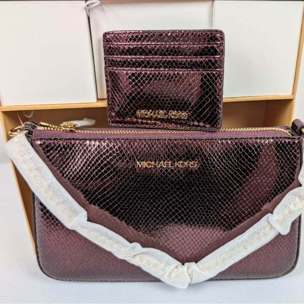 Michael Kors Oxblood Rouge Sombre Set - Picture 2 of 9